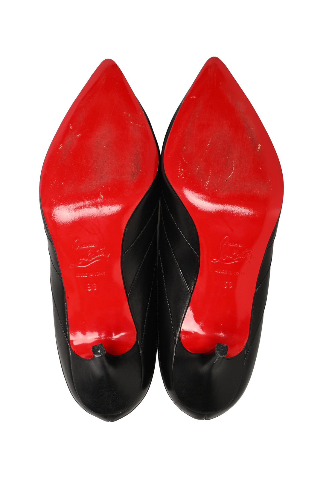 Christian Louboutin Size 39 Cajole Leather Ankle Boots