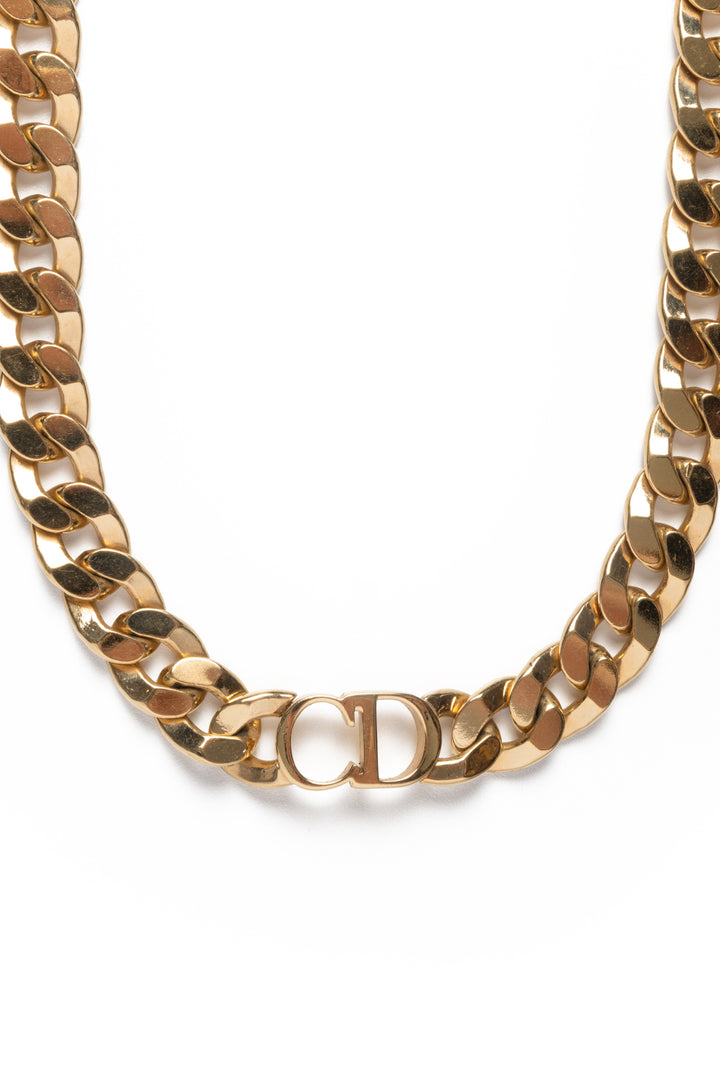 Christian Dior 30 Montaigne Chainlink Choker Necklace