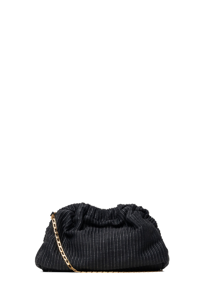Mansur Gavriel Raffia Mini Cloud Clutch