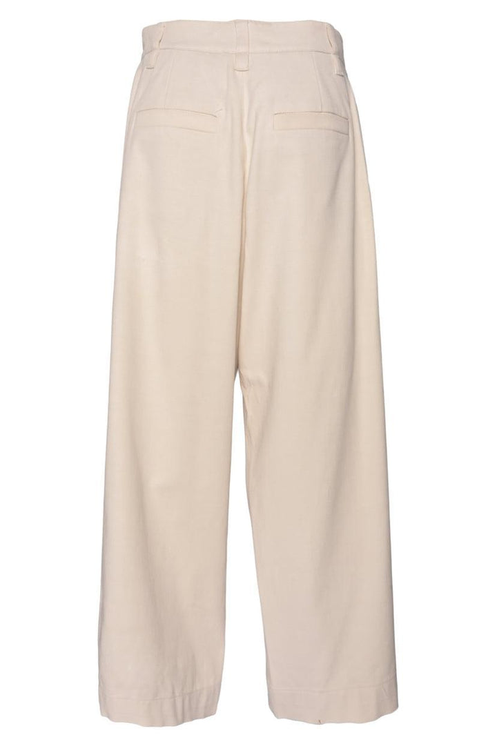 Brunello Cucinelli Size 6 Pleated Cotton-Blend Pants