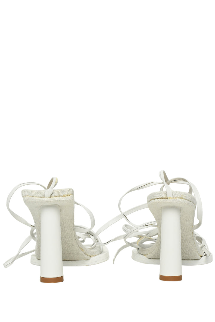 Jacquemus Size 36 Le Carres Rond Heeled Sandals