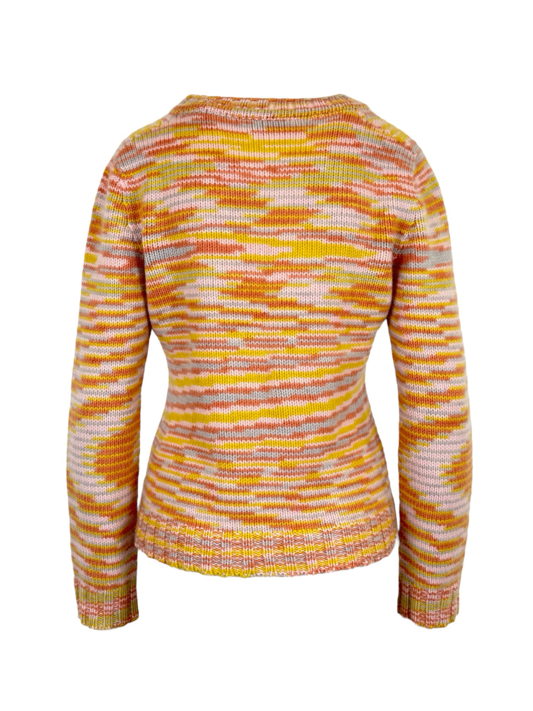 Missoni Size 44 Striped Cashmere Sweater