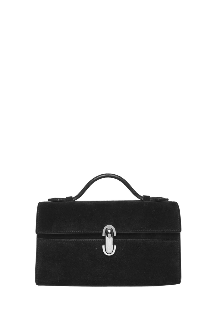 Savette Suede Symmetry Pochette Purse