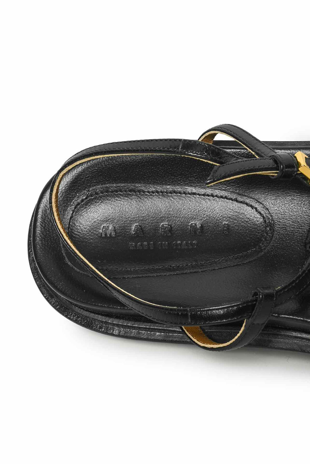 Marni Size 38.5 Fussbett Daisy Leather Sandals