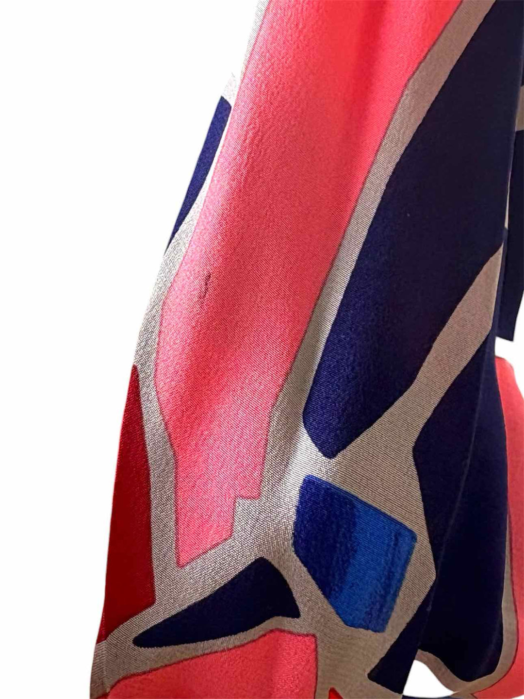 Gucci Size 38 Silk Geometric Pattern Silk Tank Top