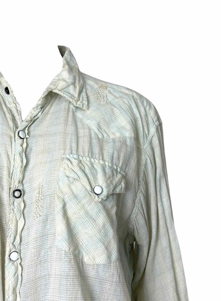 Magnolia Pearl Size OS Plaid Cotton Blouse