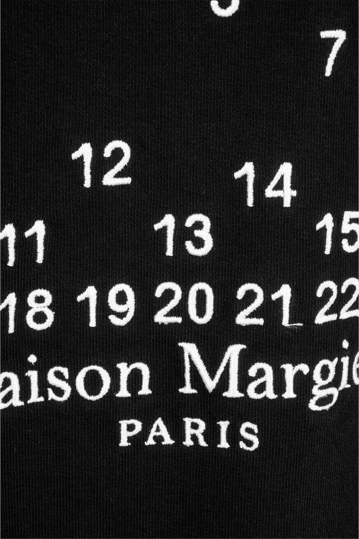 Maison Margiela Size M Men's Numerical Logo Embroidered Hoodie