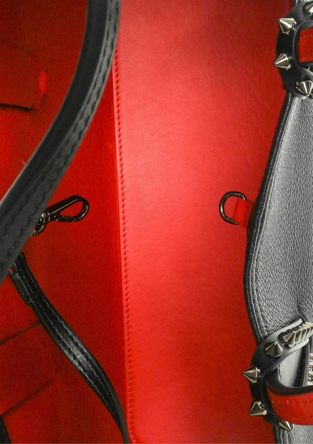 Christian Louboutin Cabata Spike Leather Tote