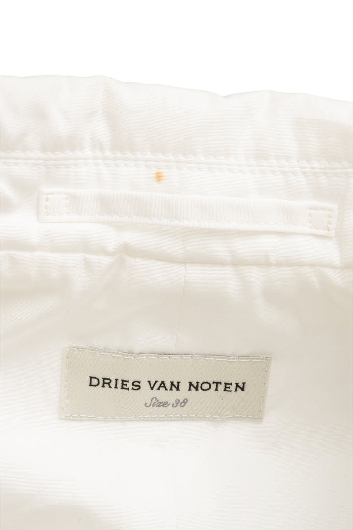Dries Van Noten Size 38 Single Breasted Padded Blazer