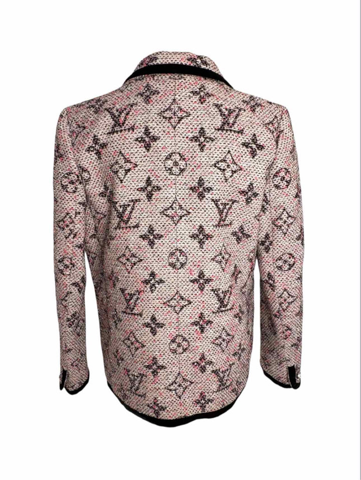Louis Vuitton Size 38 Tweed Monogram Blazer