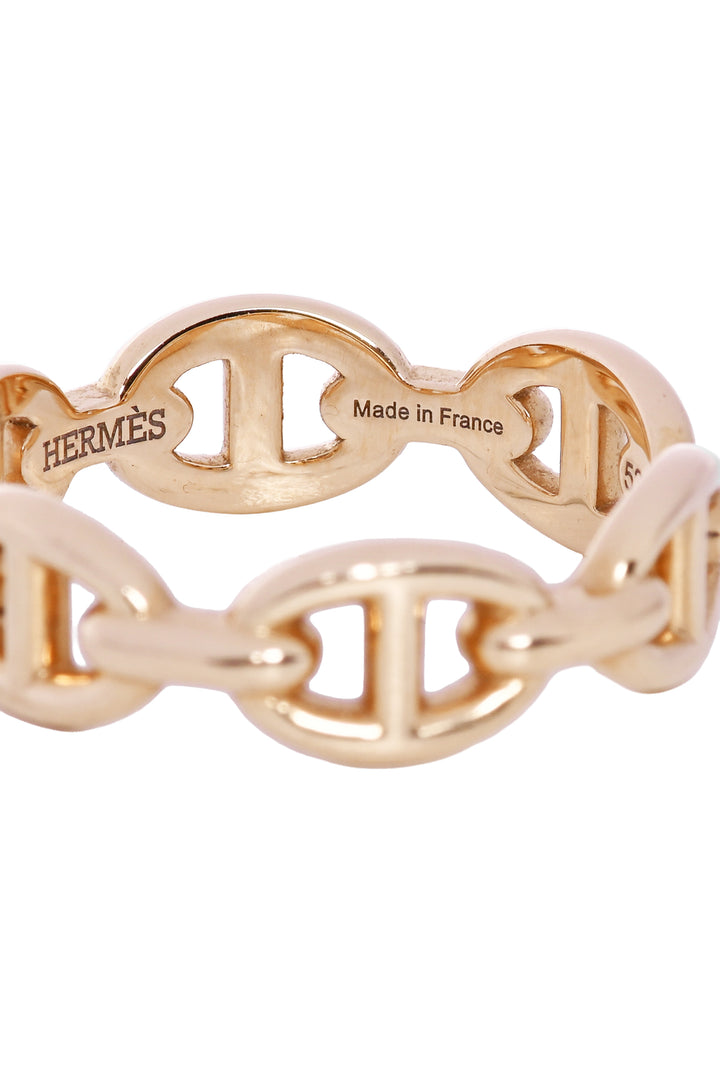 Hermes Size 6.25 Chaine D'ancre Enchainee Ring