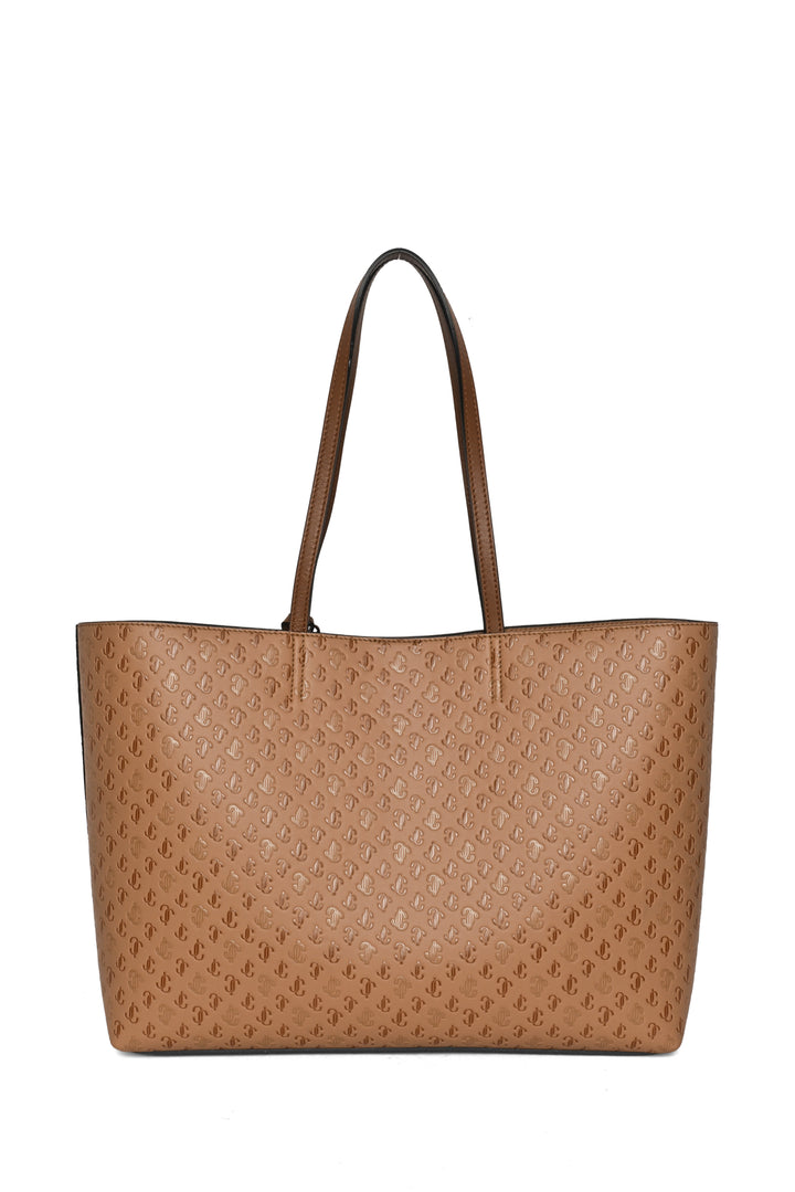 Jimmy Choo Nine2Five Logo-Embossed East-West Tote