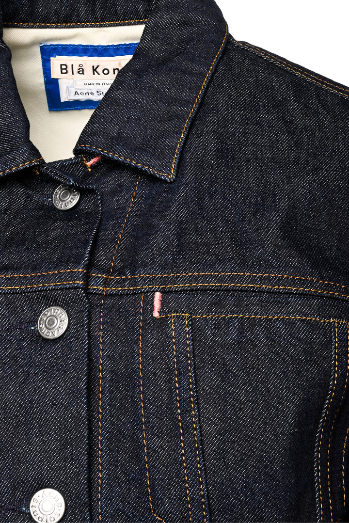 Acne Studios Bla Konst Size 6 Cliff Indigo Denim Jacket