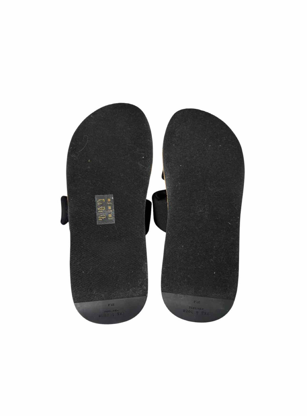 Rag & Bone Size 37.5 Parque Velcro Double Strap Fabric Sandals
