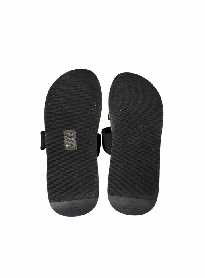 Rag & Bone Size 37.5 Parque Velcro Double Strap Fabric Sandals