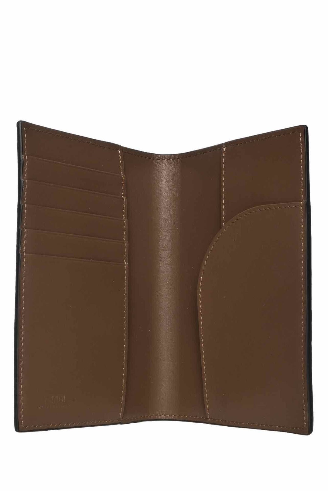 Fendi Zucca Embossed Leather Passport Cover