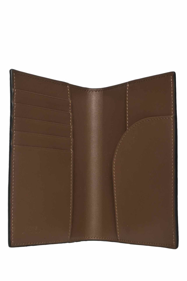 Fendi Zucca Embossed Leather Passport Cover