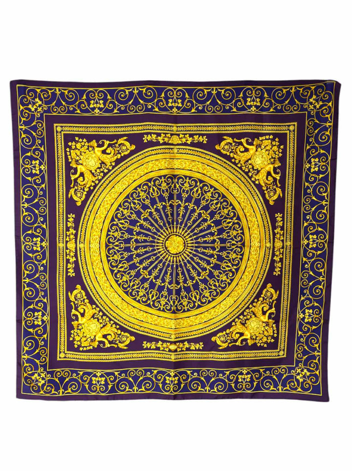 Versace Vintage Silk Pattern Scarf