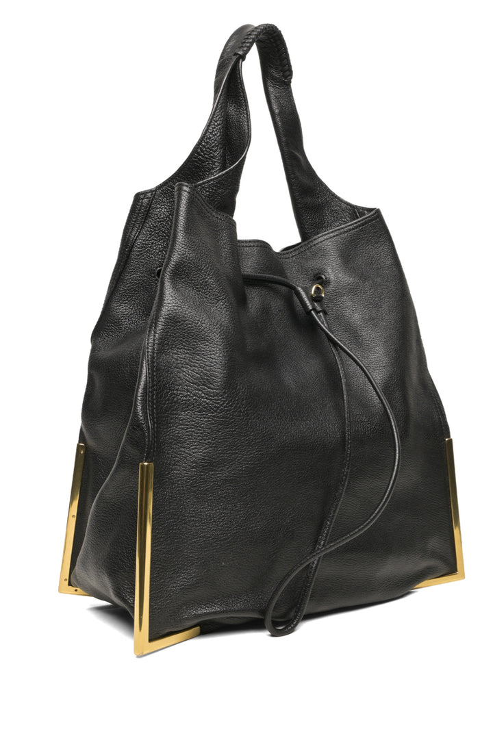 3.1 Phillip Lim Calfskin Leather Scout Drawstring Hobo