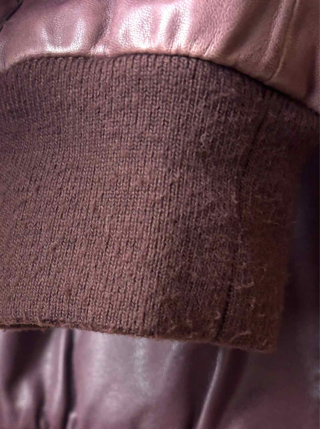 Marc Cain Size M Zip-up Leather Jacket