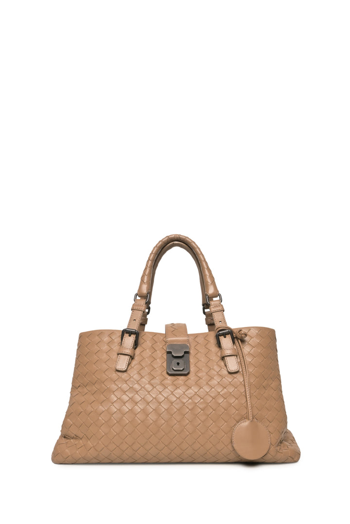 Bottega Veneta Nappa Intrecciato Small Roma Tote