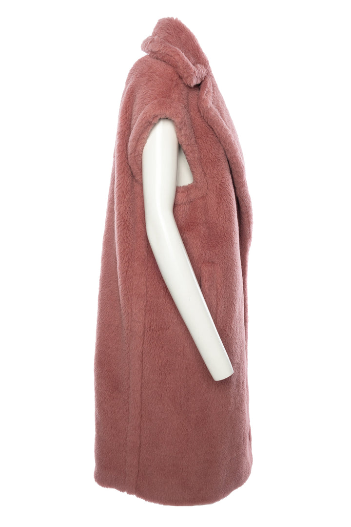 Maxmara Size M Gettata Long Alpaca Teddy Vest