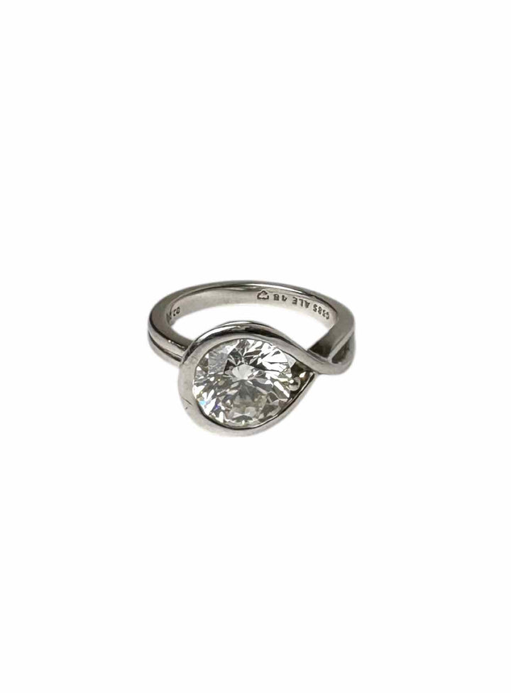 Pandora Size 5 14K Gold Ring with 2CT Lab Grown Diamond.
