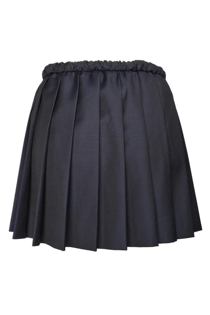 Miu Miu Size 42 2024 Pleated Batavia Skirt