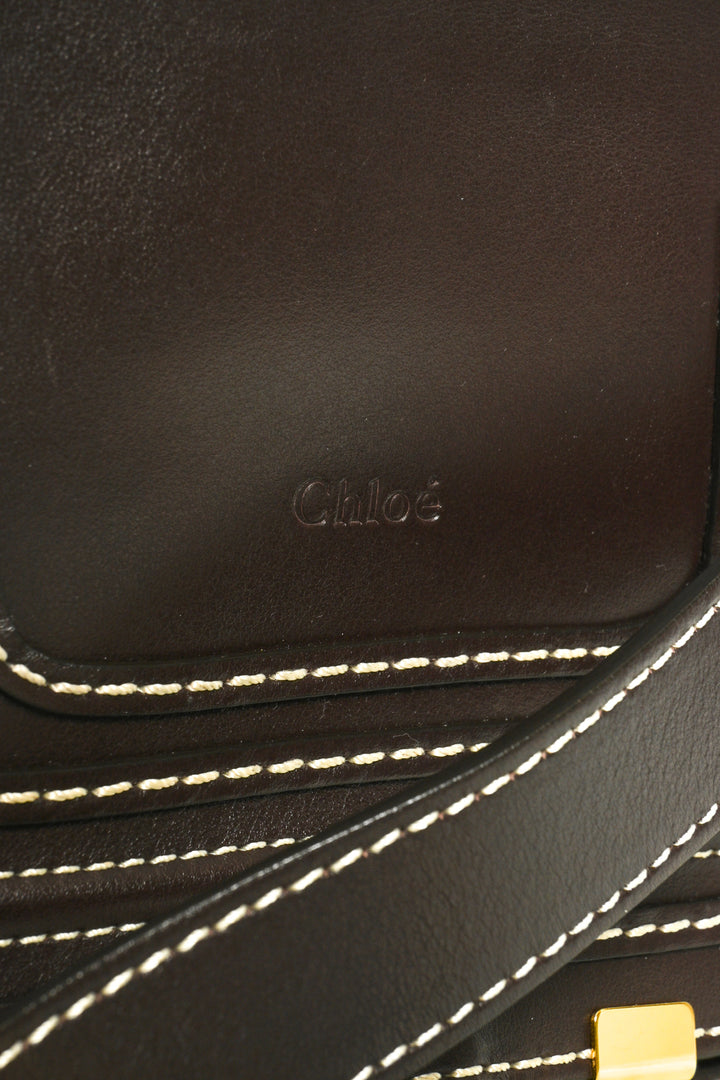 Chloe Small Leather Marcie Saddle Shoulder Bag