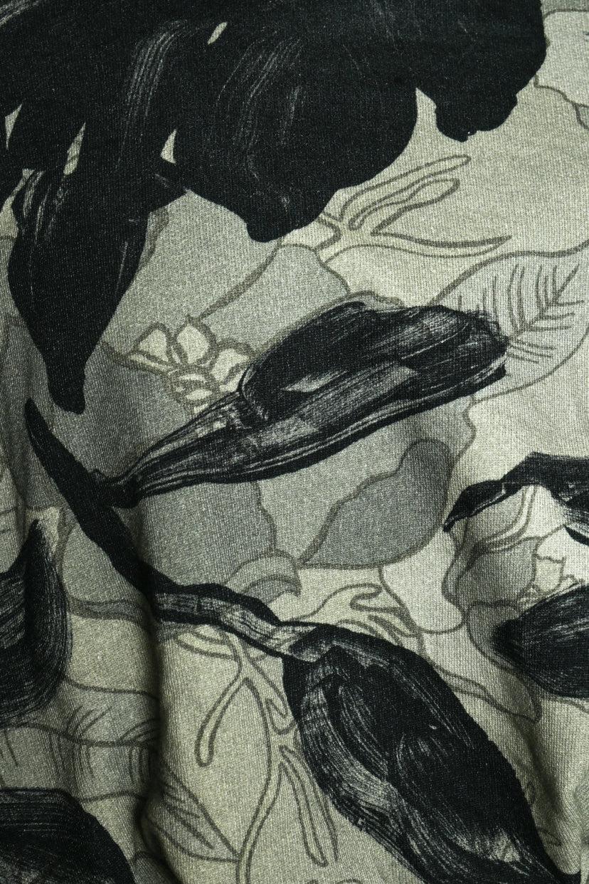 Dries Van Noten Size S Floral Print Cotton Sweatshirt