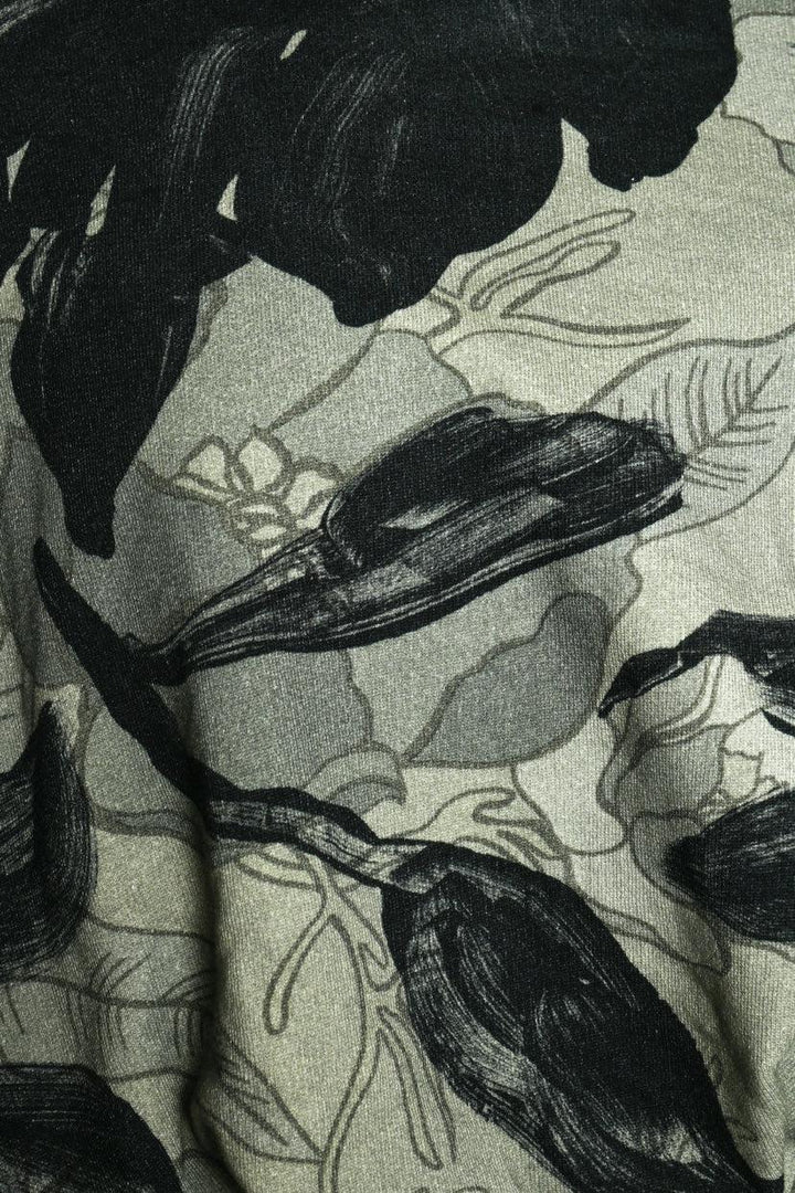 Dries Van Noten Size S Floral Print Cotton Sweatshirt