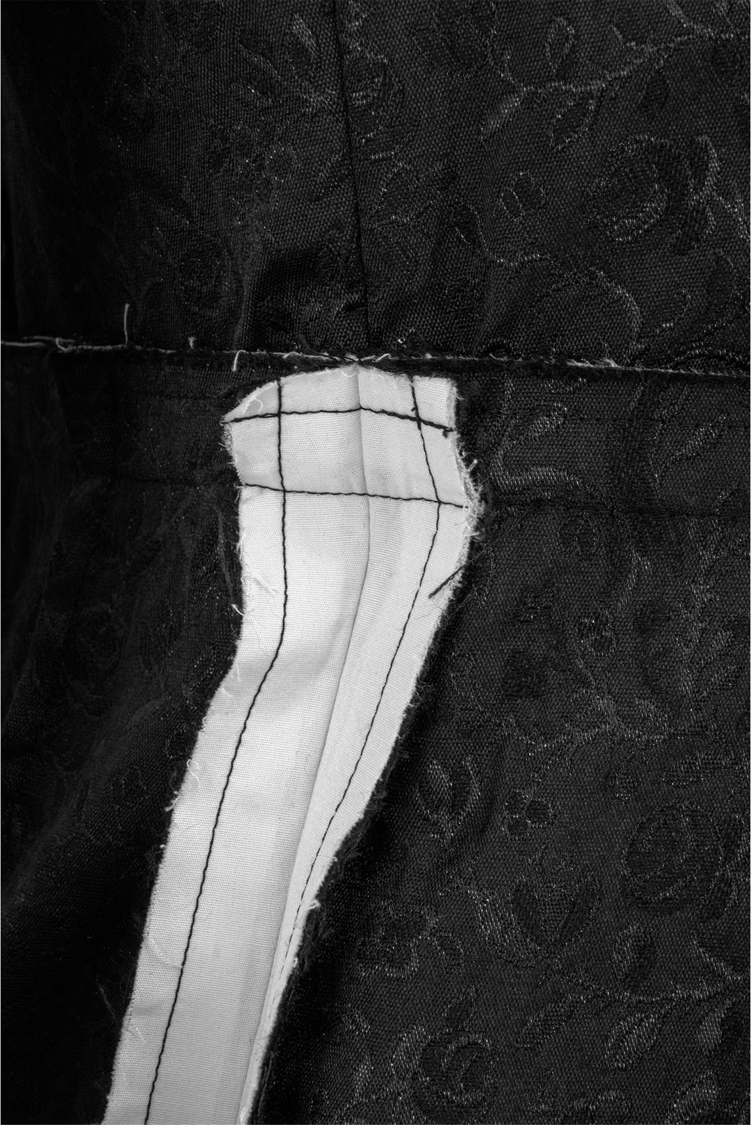 Comme Des Garcons Size S Floral Jacquard Sleeveless Midi Dress