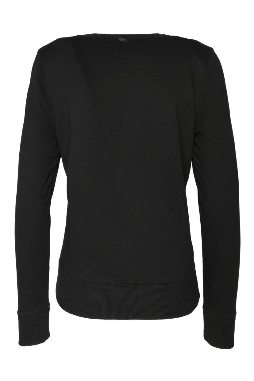 Chanel Size 34 Velvet Gabrielle Chanel Logo Crewneck Sweater