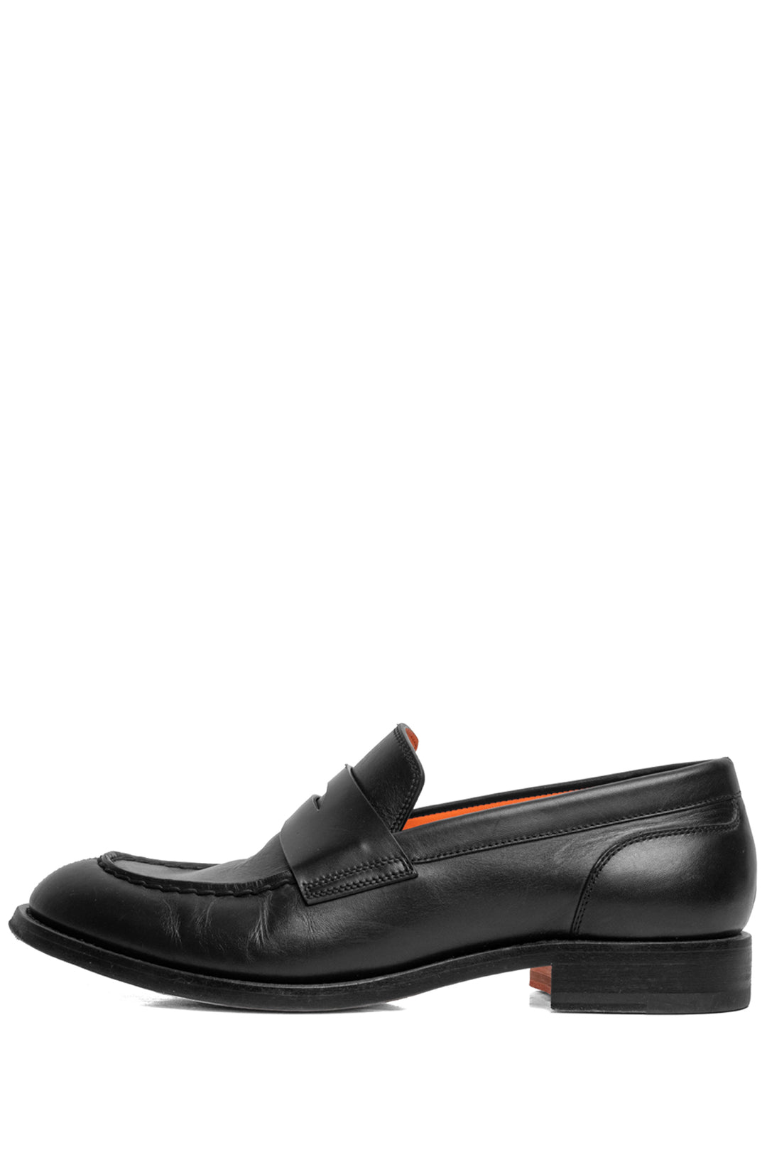 Santoni Size 39 Leather Loafers