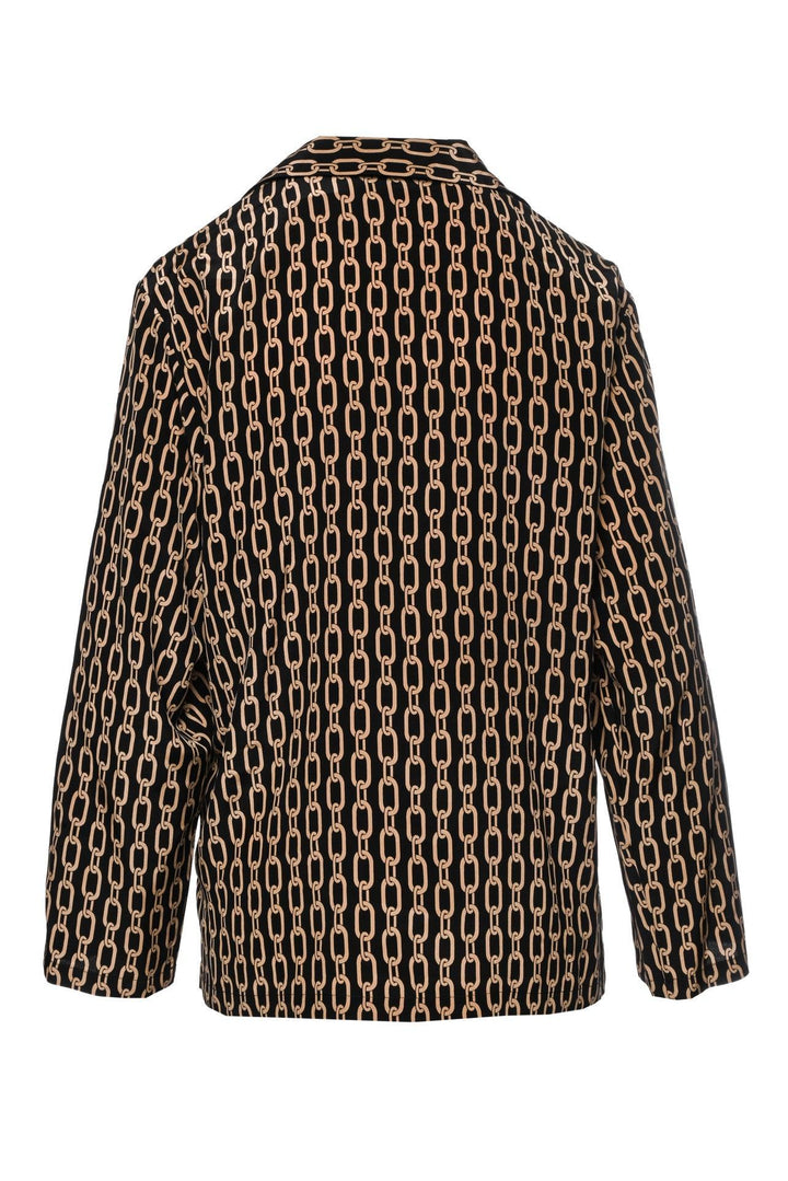 Nili Lotan Size M Chain Print Blouse