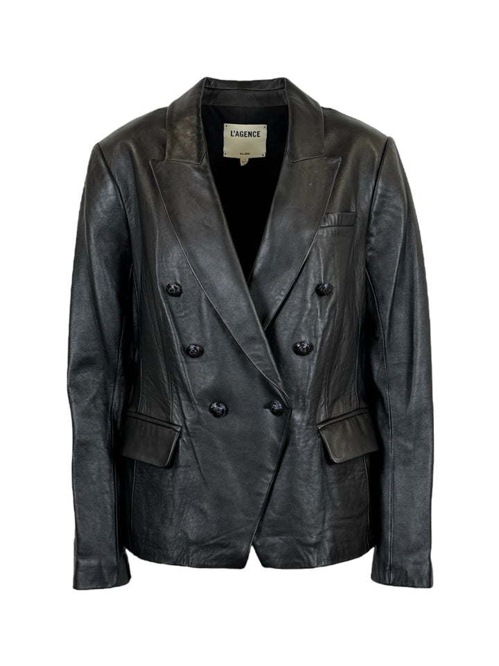 L'Agence Size 10 Kenzie Double Breasted Blazer