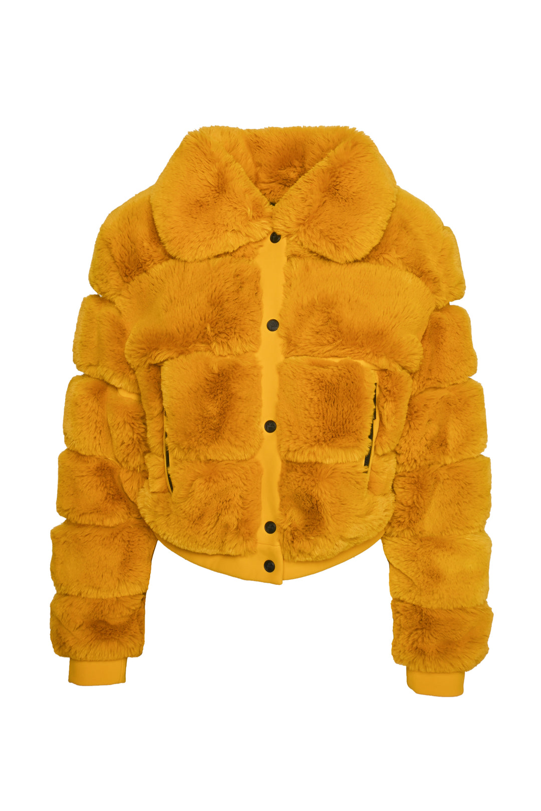 Fusalp Size 36  Faux Fur Quilted Jacket