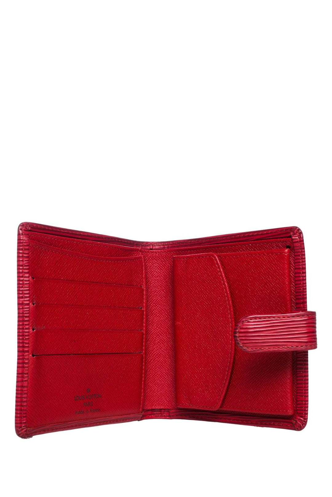Louis Vuitton 2002 Epi Porte Billets Compact Wallet