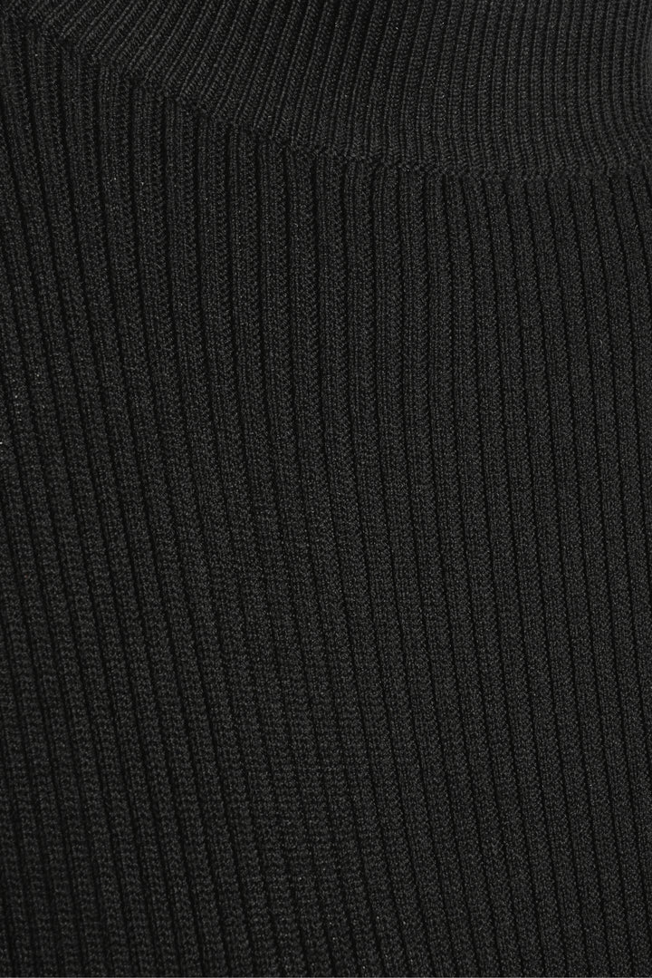 Musier Size 34 Knit Open Back Maxi Dress