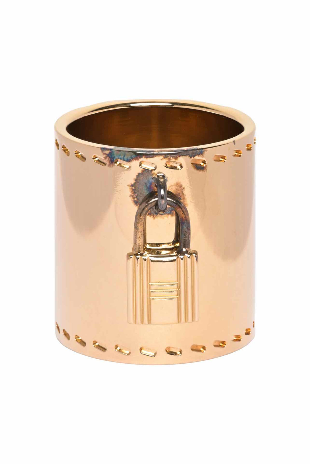Hermes Cadenas Lock Charm Scarf Ring