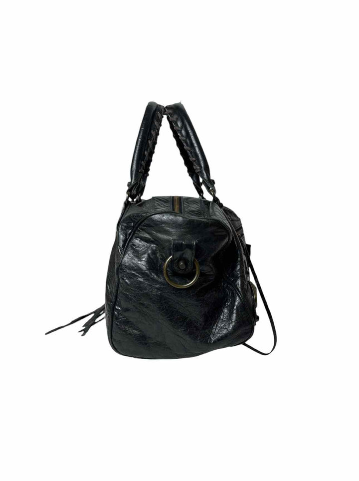 Balenciaga Black Leather City Bag Purse