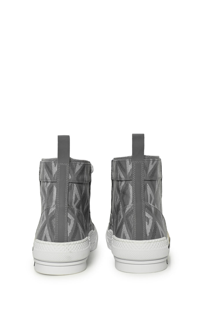Mens Shoe Size 41 Christian Dior Men's B23 High Top CD Diamond Canvas Sneakers