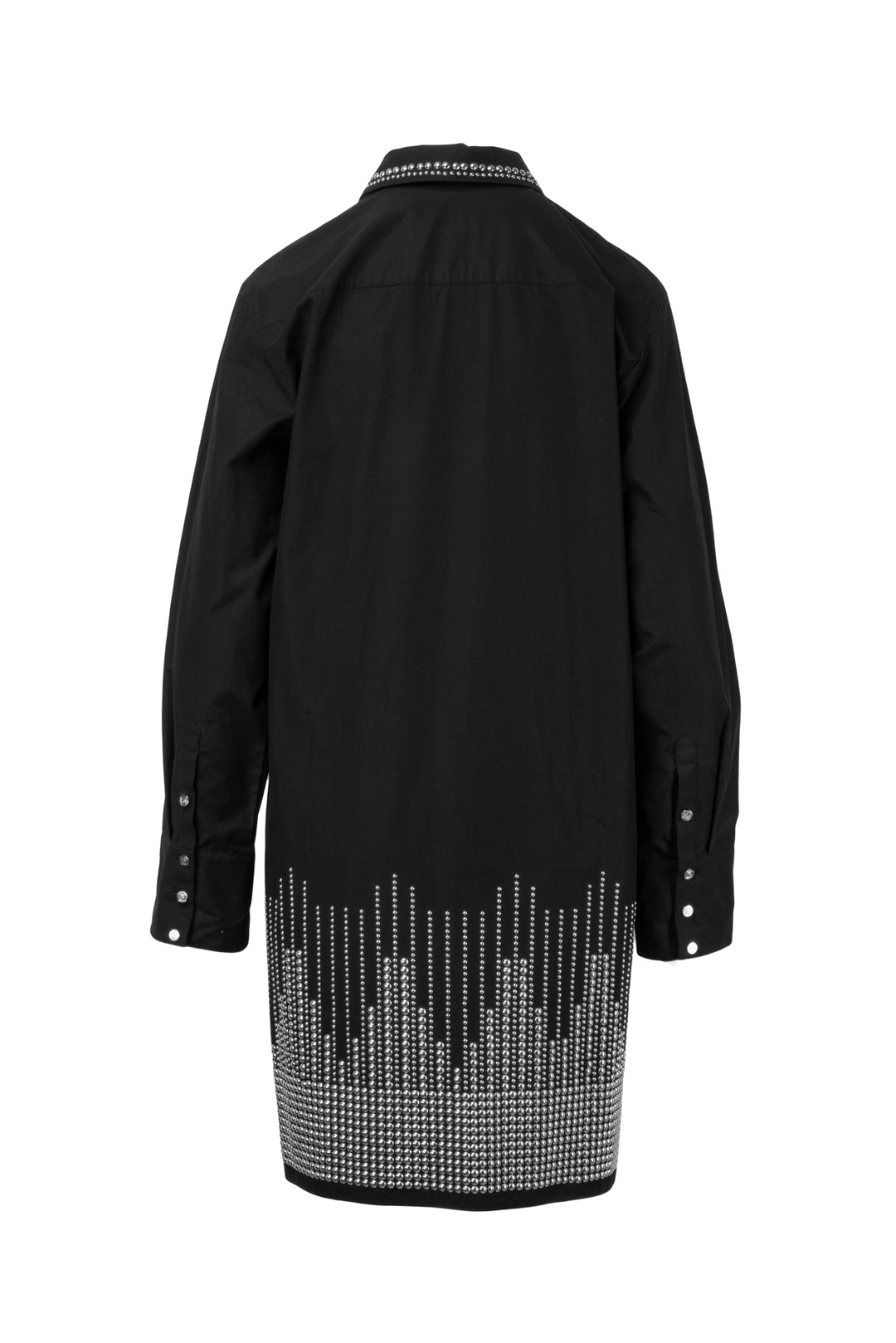 Paco Rabanne Size 42 Studded Shirt Dress