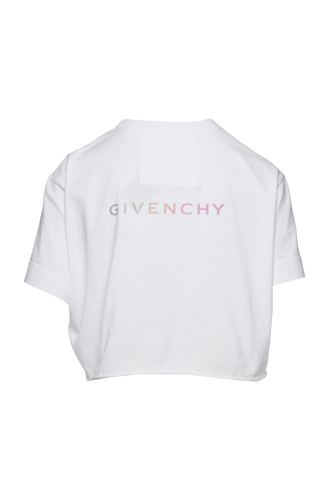 Givenchy Size XS Cropped Ombre 4G Peace Logo T-Shirt