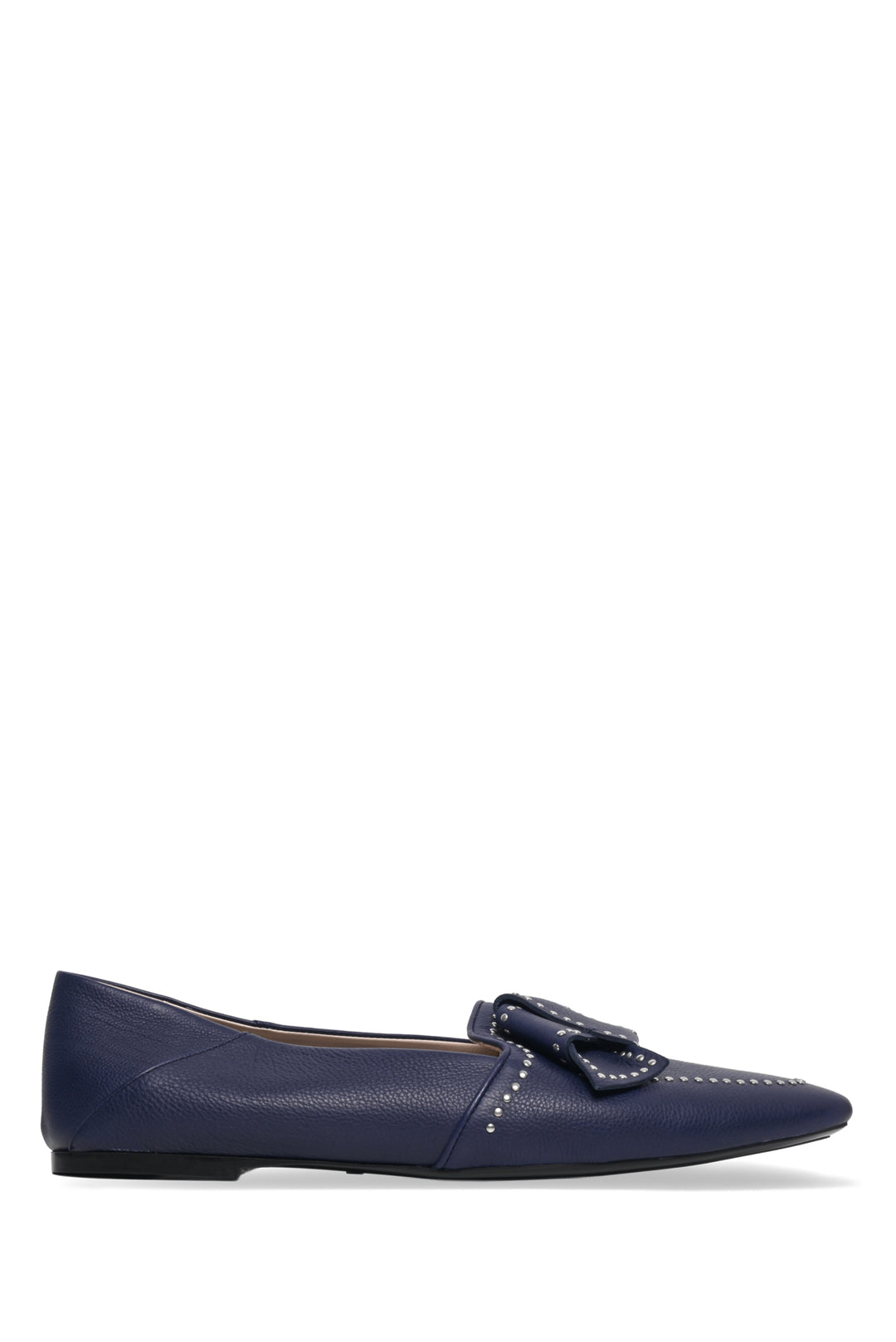 Tod's Size 40 Studded Leather Flats