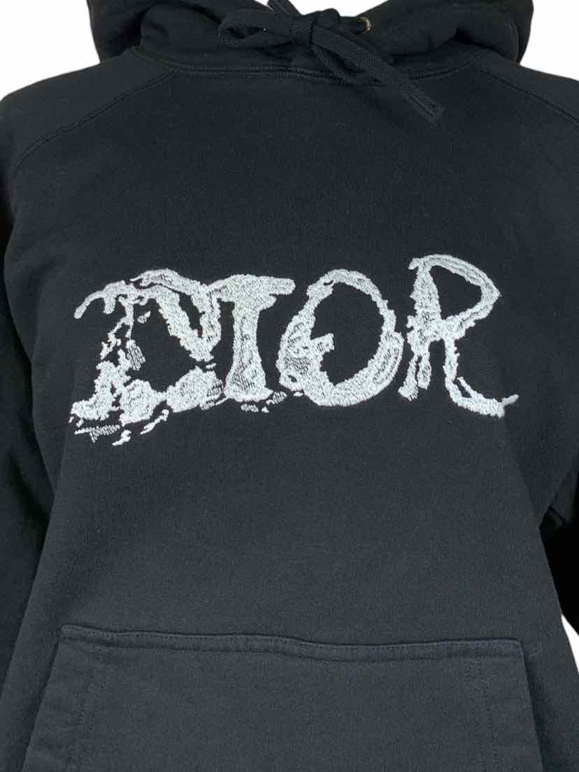 Dior X Peter Doig Size L Embroidered Logo Hooded Sweatshirt