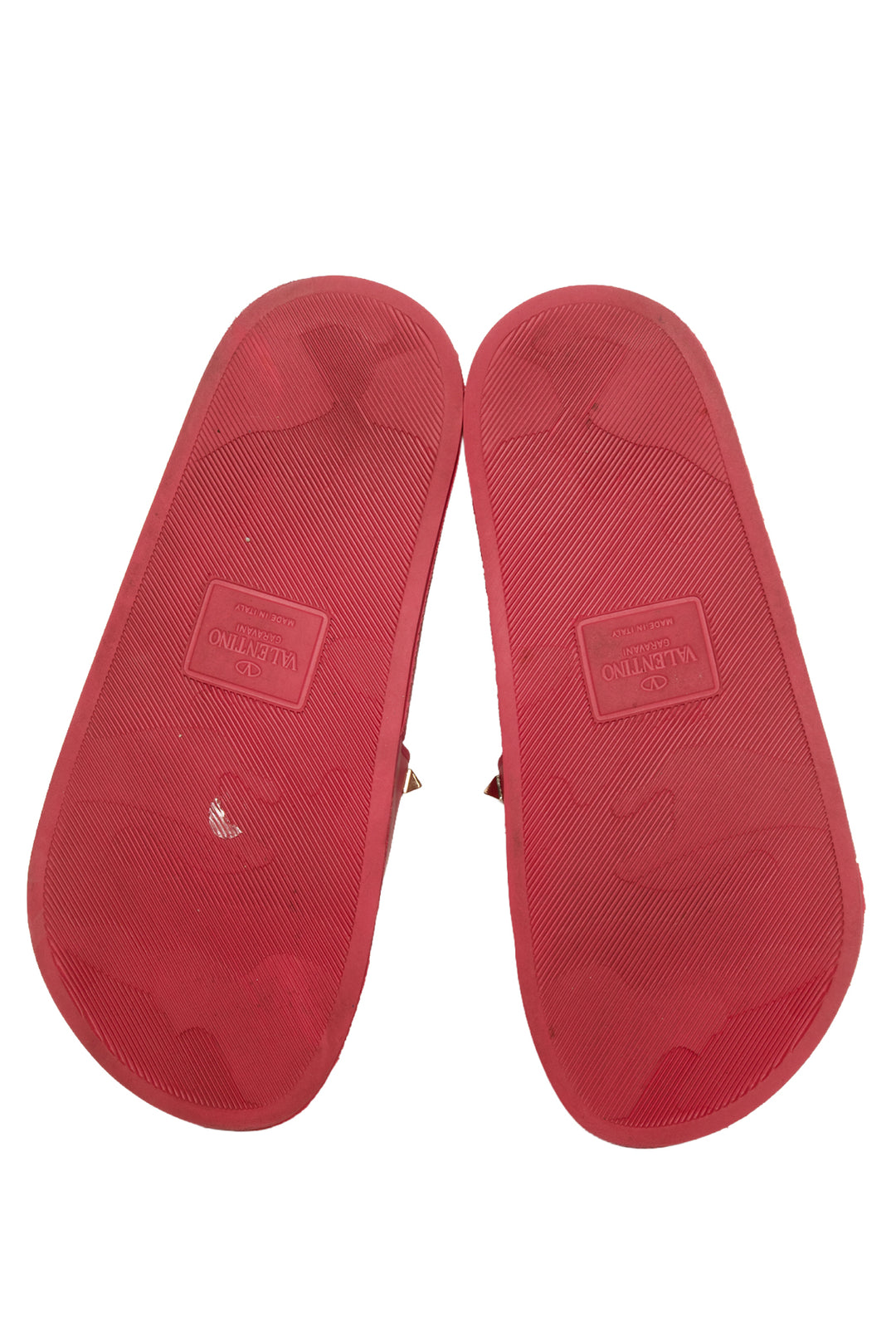 Valentino Size 37 Rockstud Pool Slide Sandals