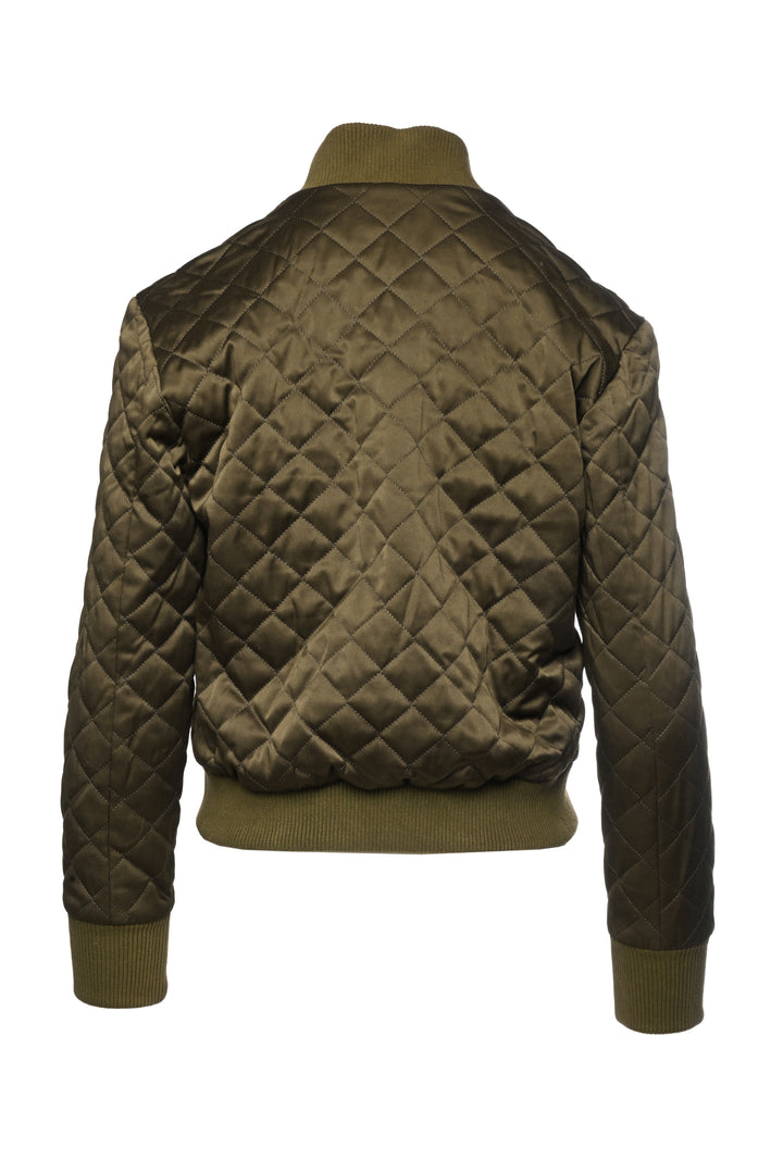 Smythe Size 6 Quilted Bomber Jacket