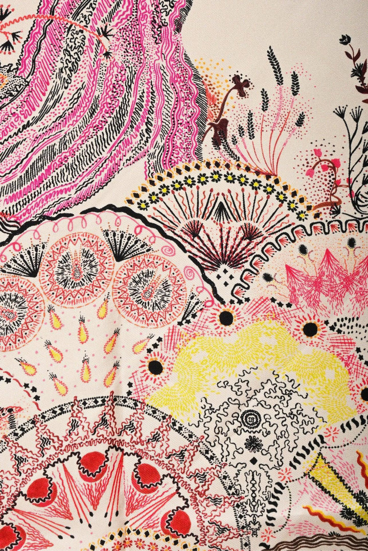 Dior 'Tree Of Life' Printed Silk Square Scarf