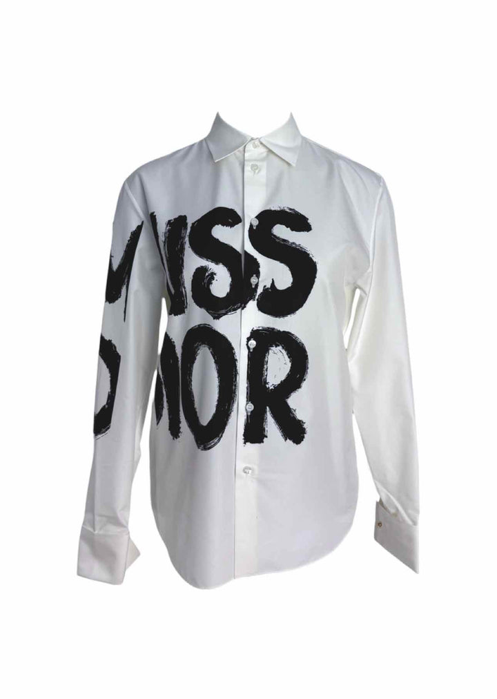 Christian Dior Size 4 Graphic Blouse